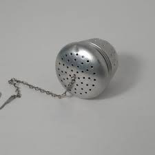 Vintage Aluminum Acorn Shaped Tea Infuser Ball With Chain ...