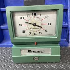 ACROPRINT Time Recorder | eBay