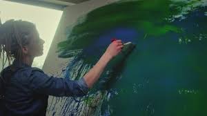 Woman Draws on an Easel on the Nature, People Stock Footage ft. art & painter - Envato