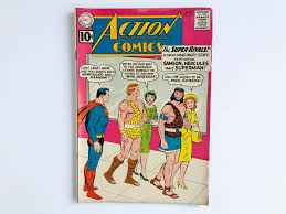 Vintage "action Comics - the Super-rivals Featuring Samson, Hercules and Superman!" 1961, No. 279 DC Silver Age Comic Book - Etsy