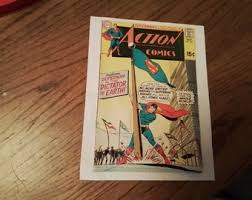 Superman Action Comics Featuring Dictator of Earth . Date is ...