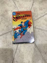 RARE 1st Ed 1979 the Superman Story DC Paperback Black ...