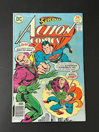 SUPERMAN'S ACTION COMICS DC Comics #465 LEX LUTHER 1976 (Has ...