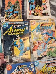 Set Of 16 Dc Action Comics Superman 1970s-1980s