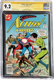 Action Comics 473 CGC SS 9.2 WH [Signed and URSA by Sarah ...