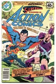 ACTION COMICS #495-DC BLUE LOGO PRINTING ERROR/VARIANT ...