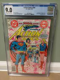 Action Comics #500 CGC 9.0 "Infinity Cover" 1979 Superman ...