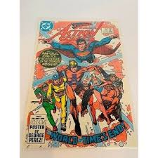 Action Comics DC book vtg Superman Clark Kent #553 World ...