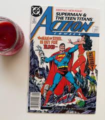 Action Comics #584 | Dangerous SUPERMAN and Teen Titans ...
