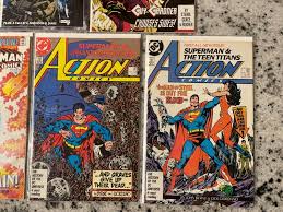 5 Action Comics Feat. Superman DC Comic Books # 584 585 687 ...