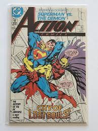1987 - SUPERMAN VS THE DEMON ACTION COMICS #587 COMIC BOOK ...