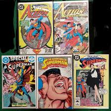 Superman - 5 Comic Book Lot - Action Comics #643 - DC Comics ...