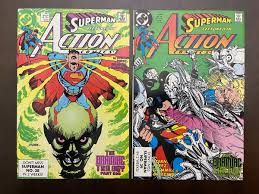 Action Comics LOT RUN (2) #647, 648 - 1989 DC Comic Books ...