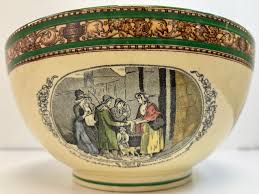 Vintage English Adams 'Cries of London' Bowl | Chairish