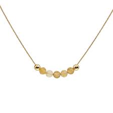 THE NOVEMBER CITRINE BIRTHSTONE NECKLACE — myliu