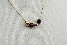Avon, Gold and Black Tone Beads, Womens, Fashion Necklace - Etsy