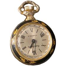 Andre Rivalle Womens Pocket Watch - Mechanical 17 Jewel Wind ...
