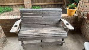 Adirondack Chairs w/ Foot Stool and Love Seat Combo 5 Pieces