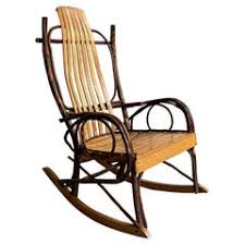 Adirondack Ranch House Rocking Chair at 1stDibs