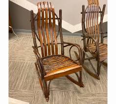 Bendwood Live Edge Rocker Rustic Hickory Michael's Cherry - Signature Fine Furnishings