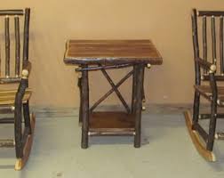 Hickory Log Rocking Chair - Etsy