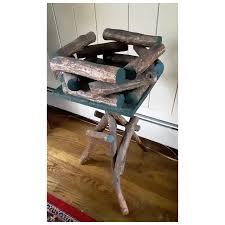 Antique Twig Table Adirondack Stand Circa 1910 Rustic Log Cabin. For Sale at Ruby Lane