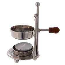 Height-adjustable incense burner 5 in three columns wood ...