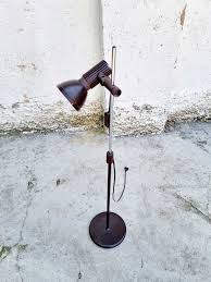 Vintage Floor Lamp / Brown Floor Lamp / Sijaj Hrastnik / Retro Floor Lamp / Metal and Plastic / Vinterior / Yugoslavia /retro Lighting /'80s - Etsy Finland