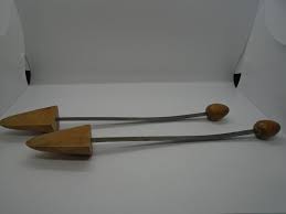 Vintage Shoe and Slipper Stretchers Wood and Metal 12" Long | eBay