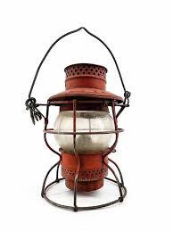 Antique Adlake No 250 Red Railroad Lantern Chicago St ...
