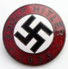 Sold at Auction: WWII GERMAN ADOLF HITLER 1933 NSDAP PARTY BADGE
