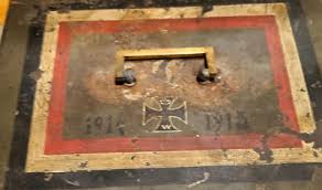 WW1 German Veteran Souvenir Safe,Fire Box 1914 1915 metal green antique old 14lb | eBay