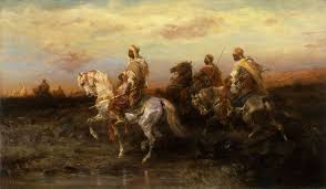 Arab Horsemen by Adolf Schreyer: Buy fine art print
