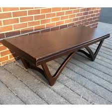 Mid-Century Modern Sculptural Coffee Table / Bench Manner of ...