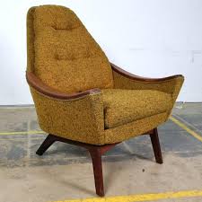 Cane-backed, Wood-framed Accent Chair - Vintage MCM Chairs & Chaises For Sale - Sweet Modern, Akron, OH