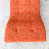 Mid Century Adrian Pearsall Wave Chaise w/ New Orange Upholstery – Atomic Furnishing & Design