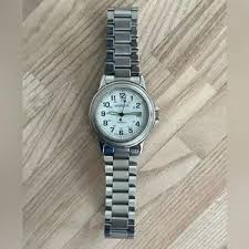 Watch-It | Accessories | Watchit Mens Watch Stainless Bracelet White Dial Date Window Luminous Hands | Poshmark