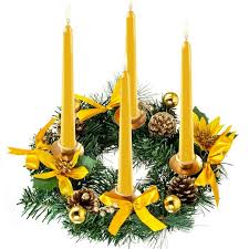 Advent Wreath Ring Candle Holder for Pillar Advent Candles ...