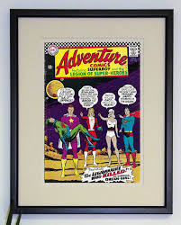 Framed Comic - Adventure Comics #342 March 1966 - Etsy