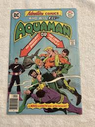 ADVENTURE COMICS #448 1976 AQUAMAN COVER & APPEARANCE! JIM ...