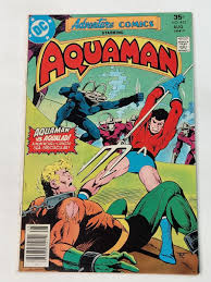 Adventure Comics 452 NEWSSTAND DC Death of Aquababy Killed ...