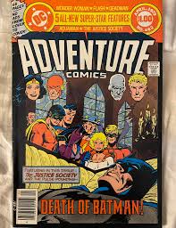 Why was Earth-2 Batman killed off in Adventure Comics?