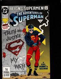 ADVENTURES OF SUPERMAN, DC Comic Books, #501, Bag ...