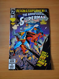 Adventures of Superman #503 Direct Market ~ NEAR MINT NM ...