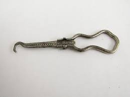 Vintage Folding Lace Hook for Shoe Strings / Buttons | eBay