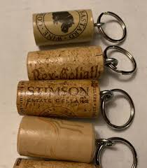 wine cork key chain Lot Of 8 various Designs | eBay