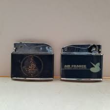 2 Japanese Advertising DUMONT EMERSON TV Lighter Flat | eBay