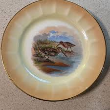 Two 1940's Advertising Plates 8” Birds Bettencourt Furniture Co. | eBay