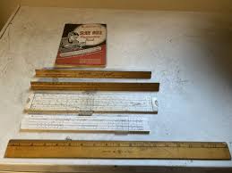 Lot 5 rulers 2 Sterling Slide Rules w/ book 2 drafting rules & 18” Westcott rule | eBay