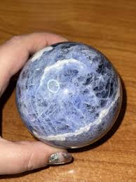 Large Sodalite Sphere Ball Orb Crystal 75.2mm 508g | eBay